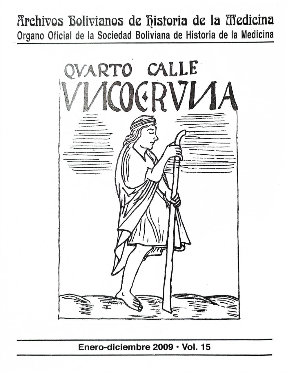 Portada de Archivo de Historia de la Medicina — Volumen 15 N°